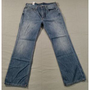 Levi Strauss Original Riveted Denim Jeans Blue Denim Men Size 36x32